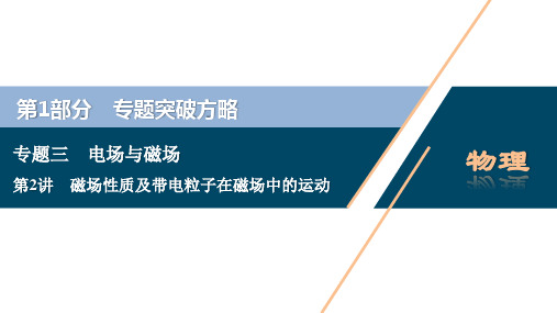 2020新课标高考物理二轮课件：专题三第2讲 磁场性质及带电粒子在磁场中的运动