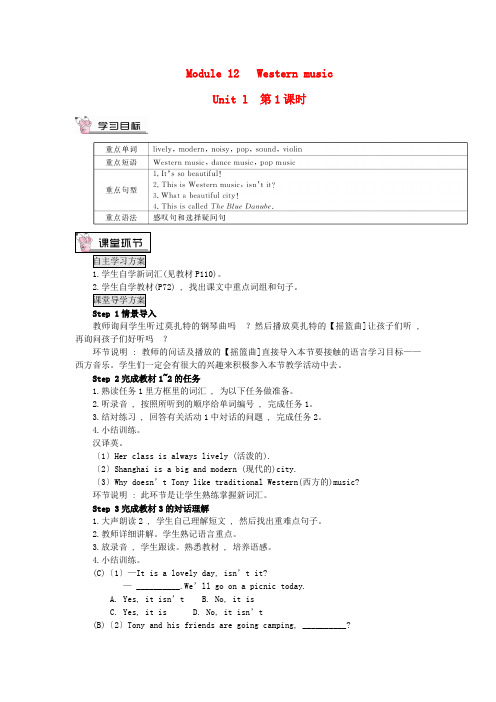 汕头市七中七年级英语下册Module12WesternmusicUnit1It'ssobeauti