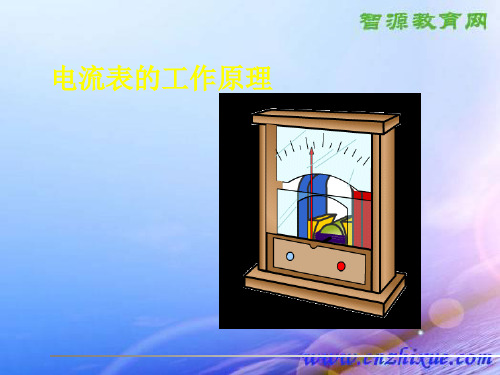 磁电式电流表的工作原理课件