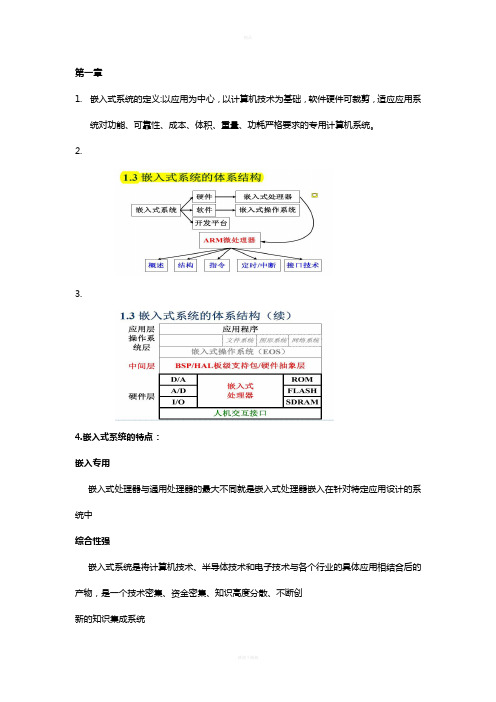 武汉理工大学嵌入式复习重点