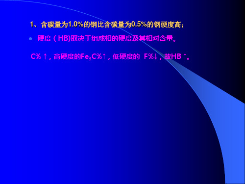 机械工程材料复习