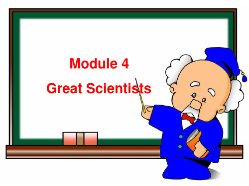 外研版高中英语必修4《odule 4 Great Scientists  Reading and vocabulary》优质课课件_23