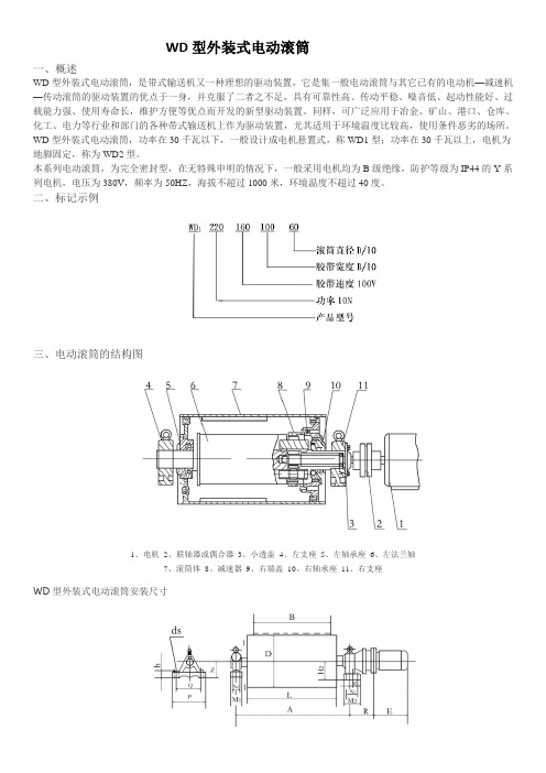 WD型外装式电动滚筒