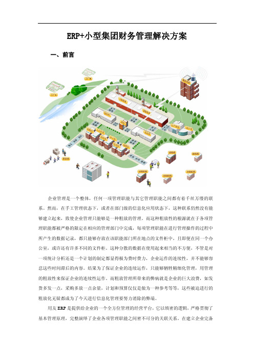ERP+小型集团财务管理解决方案