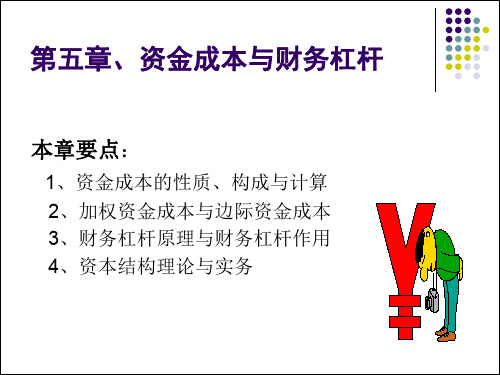 西南财经财务管理课件 (8)