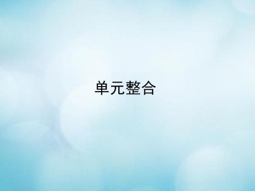 第二单元东西方的先哲单元整合课件新人教版选修4