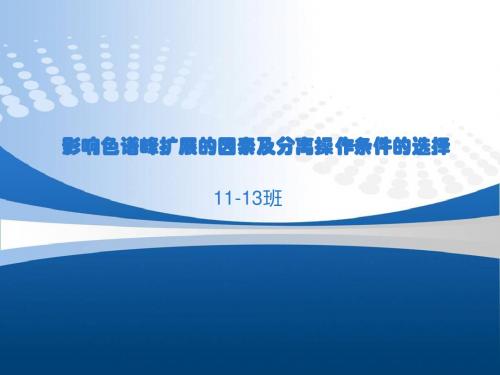 影响高效液相色谱的因素