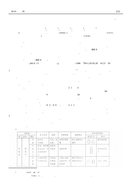 林樊家油田馆陶组馆四油气成藏控制因素研究