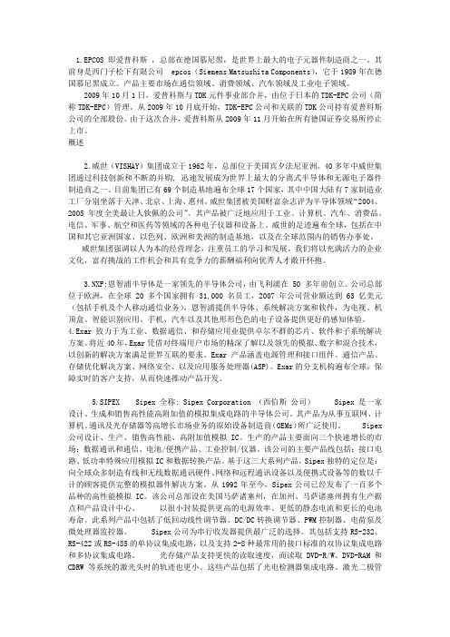 厂商介绍