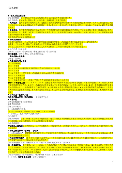 北师1303批次法律基础在线测试..