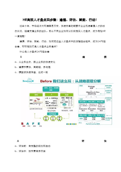 HR高效人才盘点四步骤：建模、评估、赋能、行动!