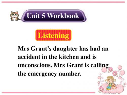 2019教育人教版高中英语必修5课件：Unit5 Workbook 共59张PPT数学