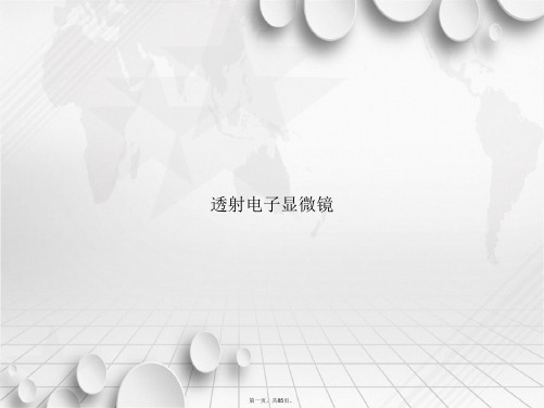 透射电子显微镜2讲课文档