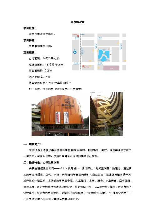 shoppingmall南京水游城