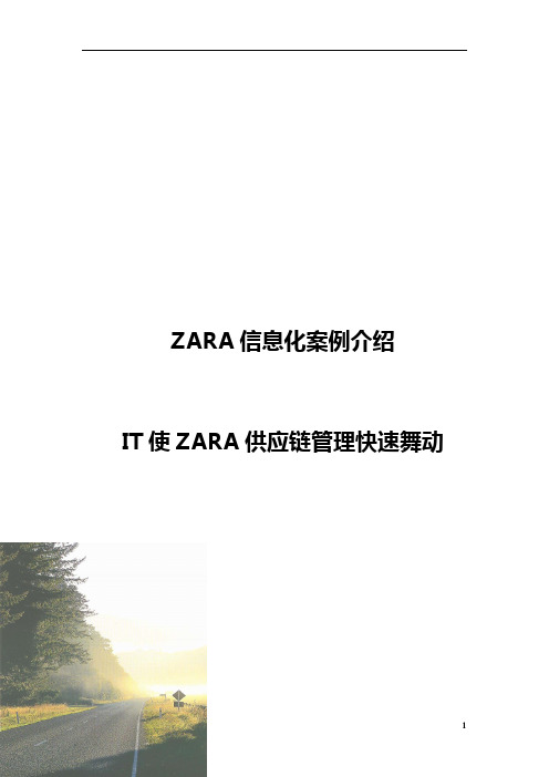 ZARA信息化案例介绍
