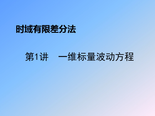 时域有限差分法