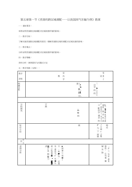 高中地理第五章产业转移以东亚为例教案3新人教版必修3