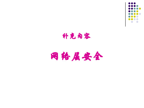 网络层安全
