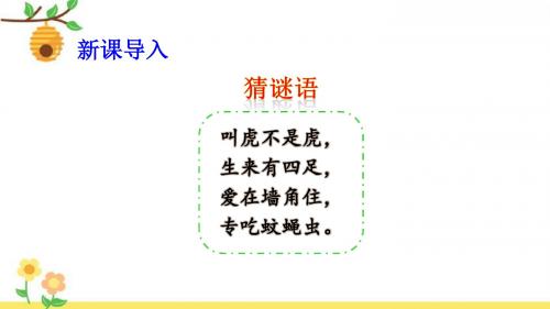 部编版一年级下册21小壁虎借尾巴第二课时