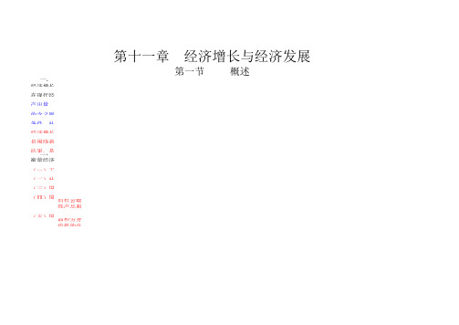 经济学基础 第十一章