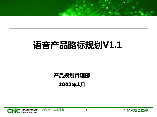 语音产品路标规划V11ppt.