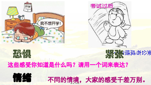 人教部编版道德与法治青春的情绪完美版PPT课件1