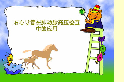 右心导管在肺动脉高压检查中的应用共20页文档