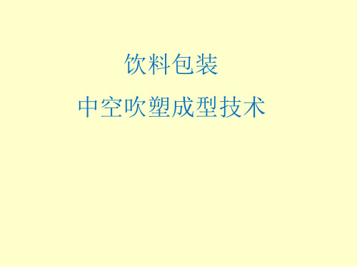 饮料包装中空吹塑成型技术(PPT42页)