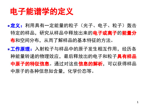现代分析测试技术 俄歇电子谱