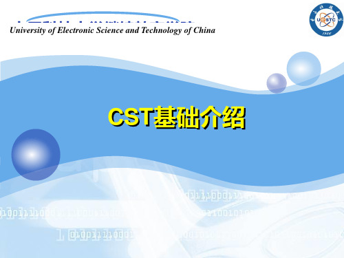 CST基础介绍