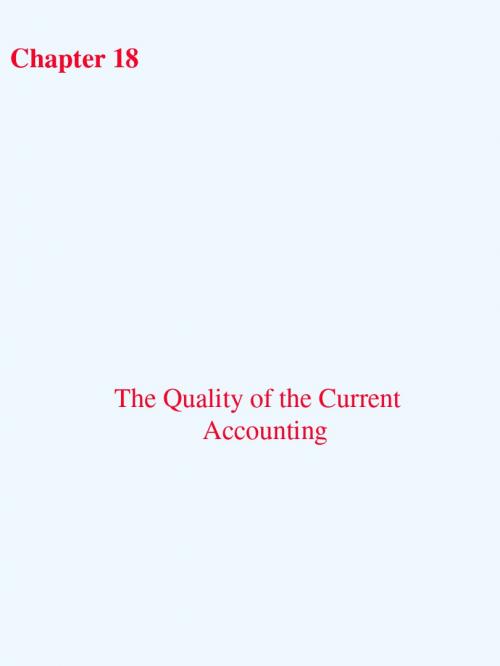 财务分析与证券定价(英文)chapter(6)