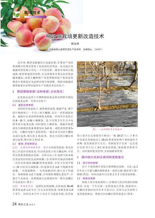 桃设施栽培更新改造技术