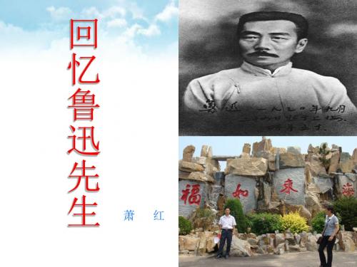 《回忆鲁迅先生》PPT课件(自制)5