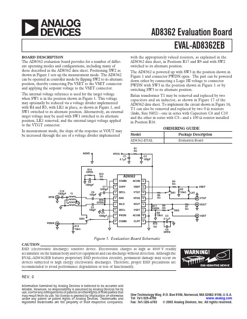 AD8362-EVAL中文资料