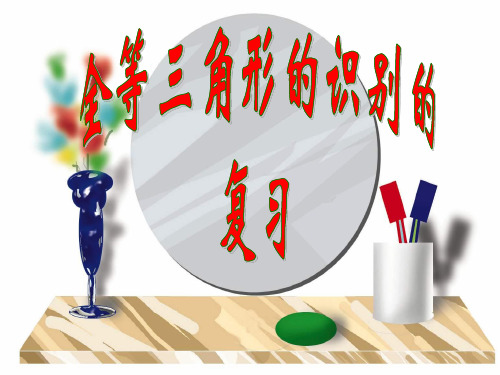华师大版全等三角形识别复习PPT优选课件