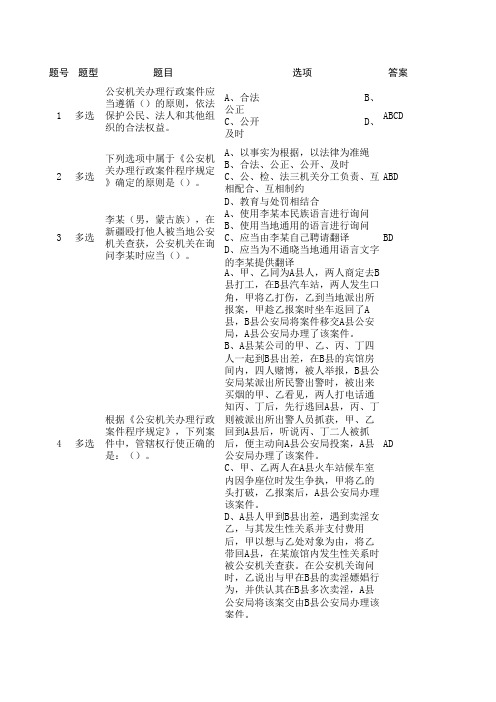 公安机关办理行政案件程序规定
