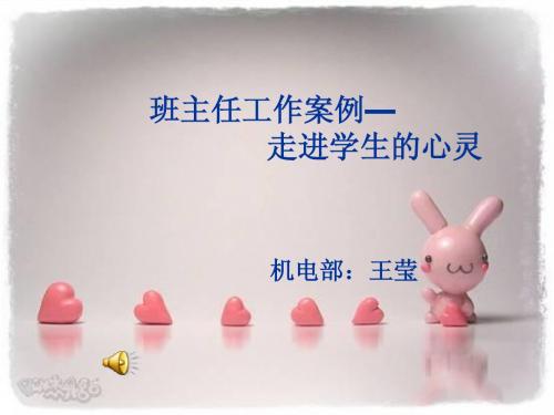 班主任工作案例课件