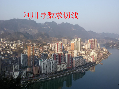 公开课(利用导数求切线)PPT课件