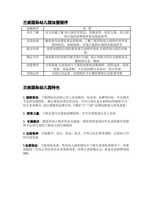 沈阳幼儿园加盟