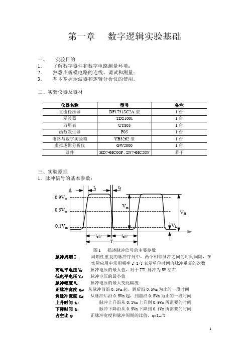 第1章 数字逻辑实验基础