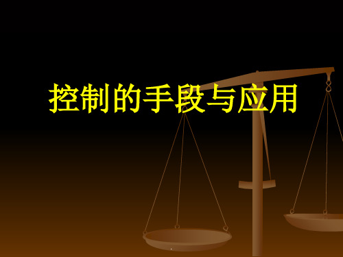 《控制的手段与应用》_