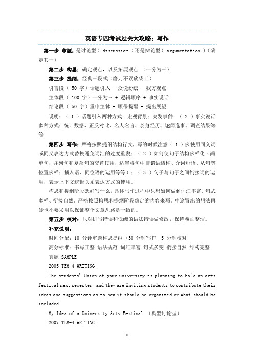 英语专四考试过关大攻略