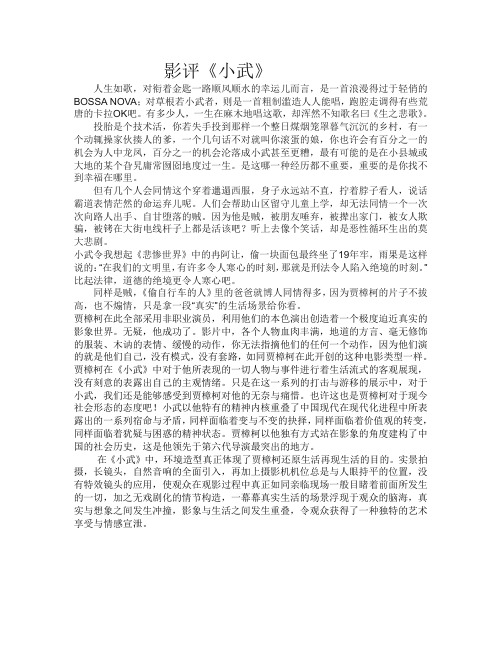 小武影评