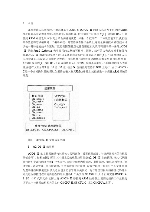 图1uCOS-II文件体系结构