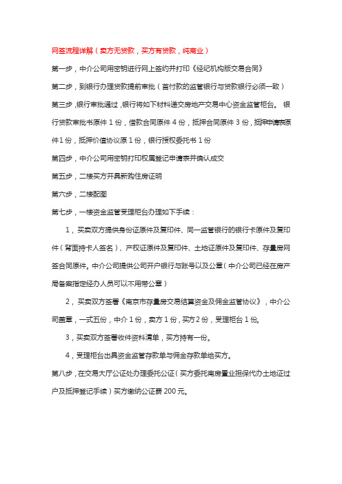 网签流程详解