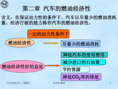 第二章  汽车的燃油经济性-2009