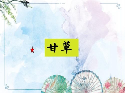 5甘草——【中药药理收藏版】