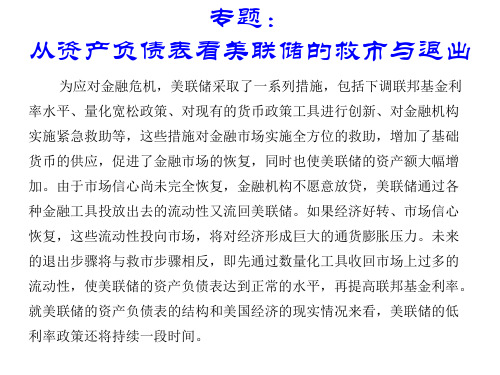 专题：美联储的货币政策