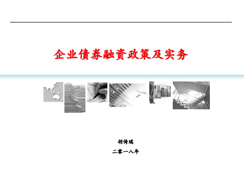企业债券融资政策与实务(2018年债券业务最全干货)