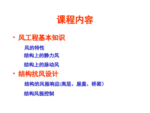 全套土木工程结构抗风设计